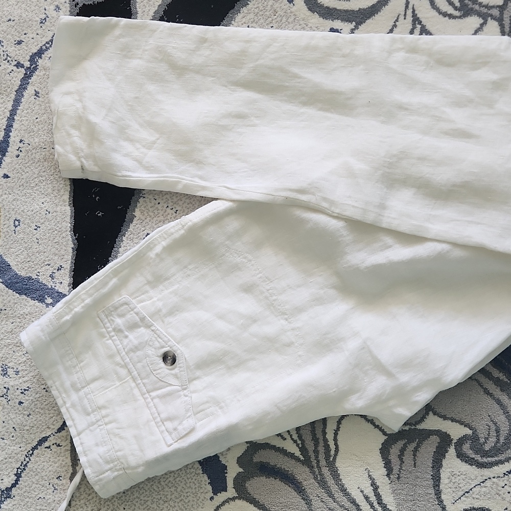 White Linen pants